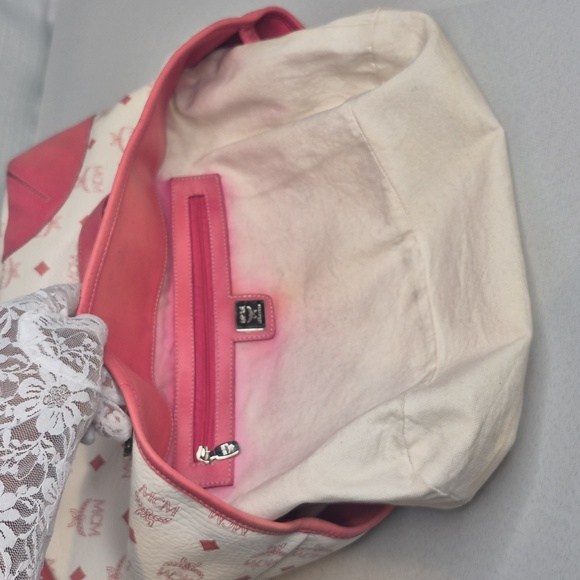 MCM Pink & White Tote Bag - Picture 14 of 17